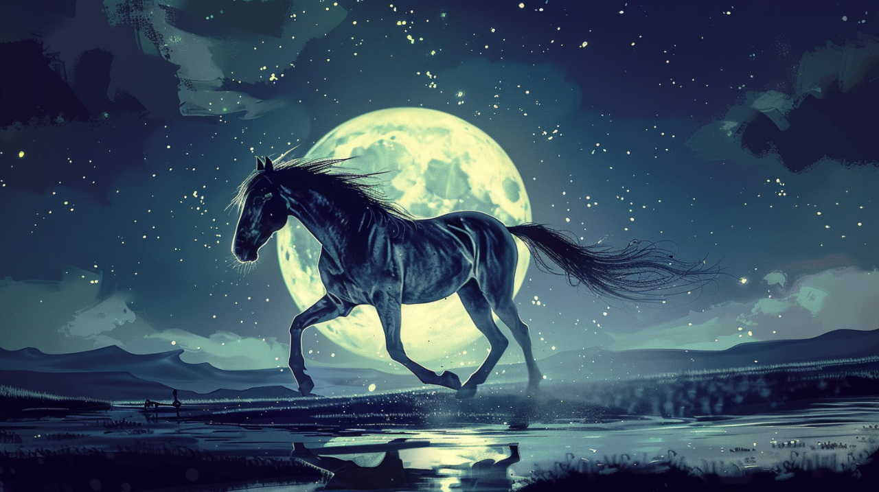 The Majestic Equine Portrait: A Masterful Depiction of a Horse in Art