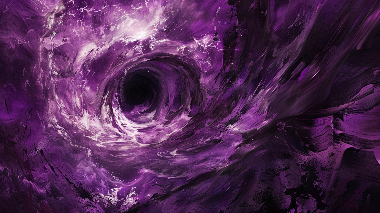 The Enigmatic Splendor: Revelations in Purple Darkness