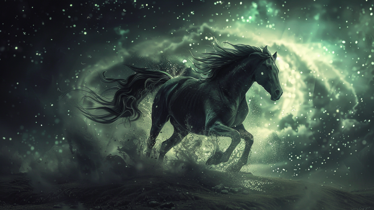 Majestic Equine Masterpieces: Ethereal Horse Drawings Exquisitely Captured