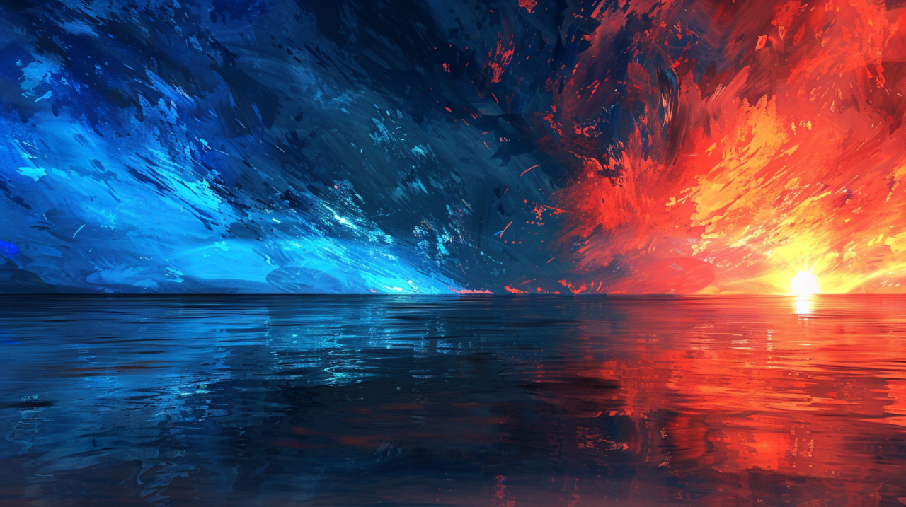 Vibrant Horizon: Capturing the Essence of Sunset Paintings
