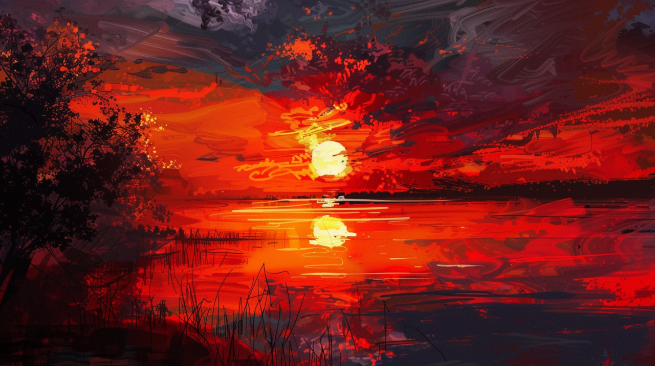 Sunset Serenades: A Majestic Canvas of Paintings with Sunsets